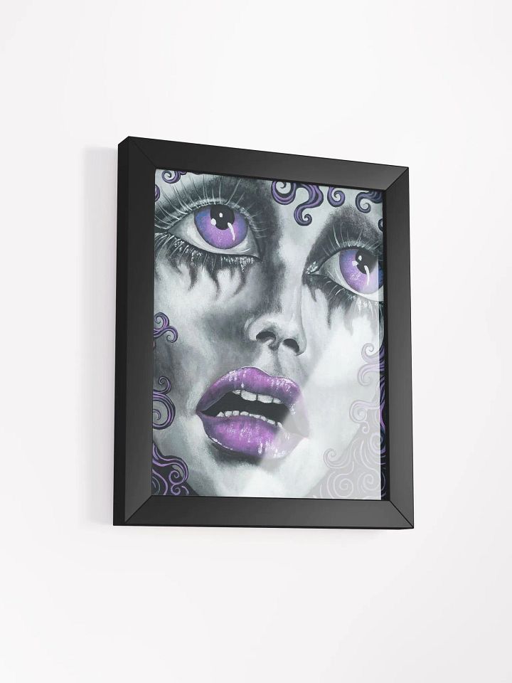 Fayette in purple framed print product image (2)