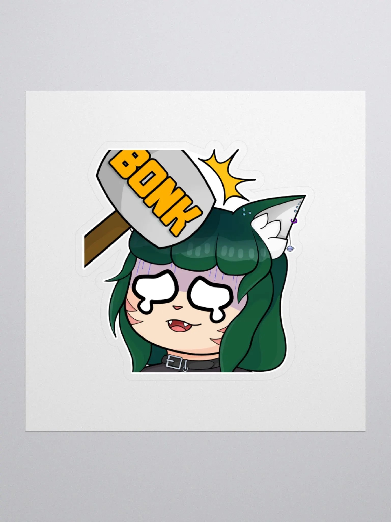 Opal-chan Bonk Sticker product image (1)