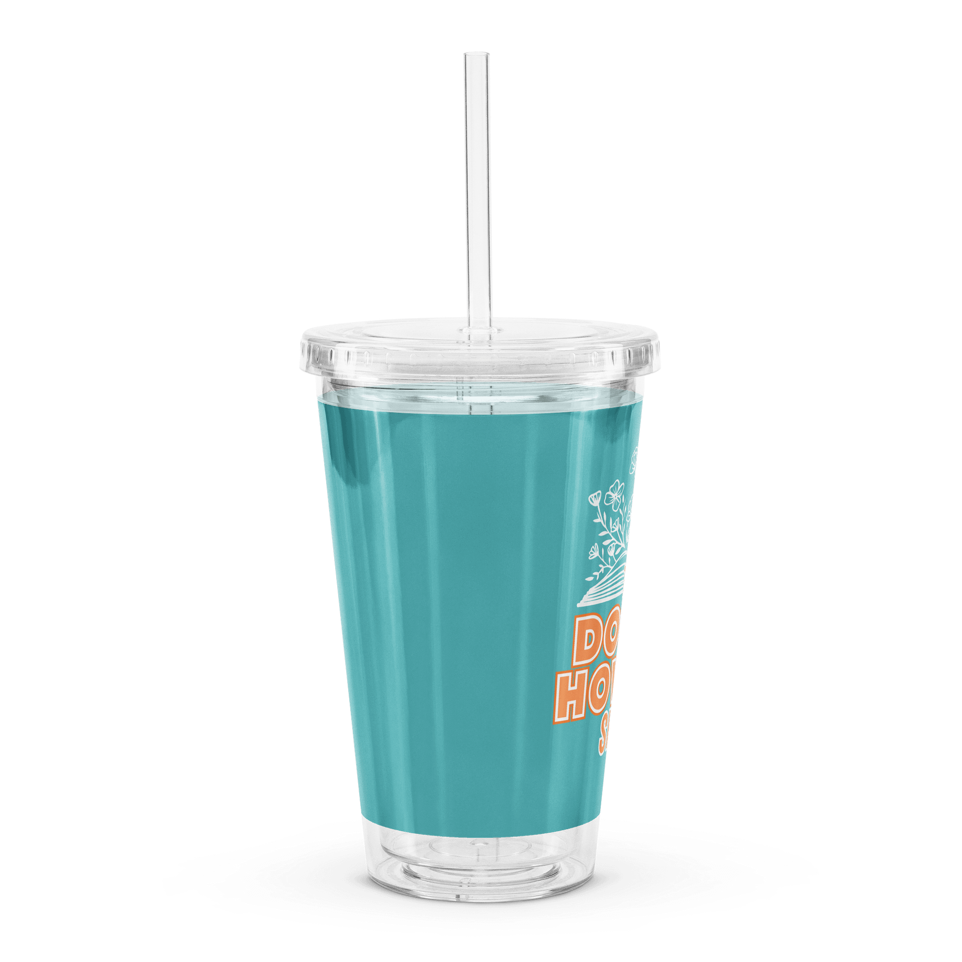The Donna Howell Show Bible-Flourish Double Wall Clear Plastic Tumbler product image (3)