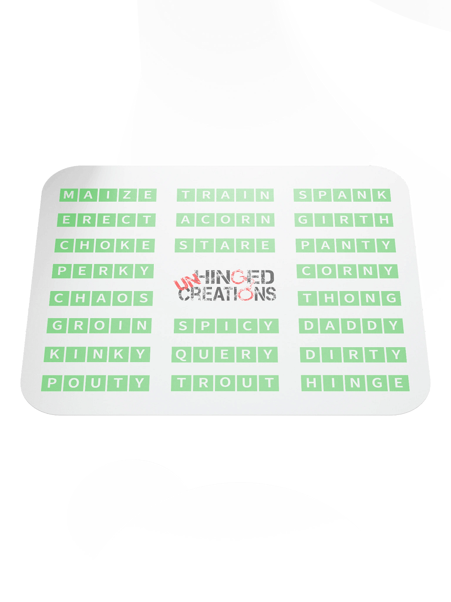 Multi Word Mousepad - White product image (1)