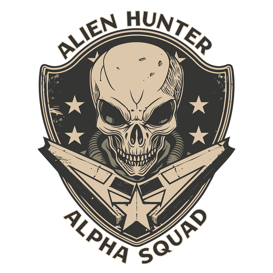 Alpha Squad Alien Hunter Cotton Tee product image (10)