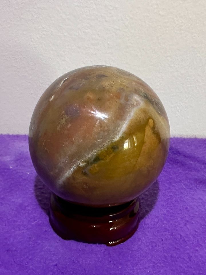 Red Ocean Jasper Sphere product image (2)