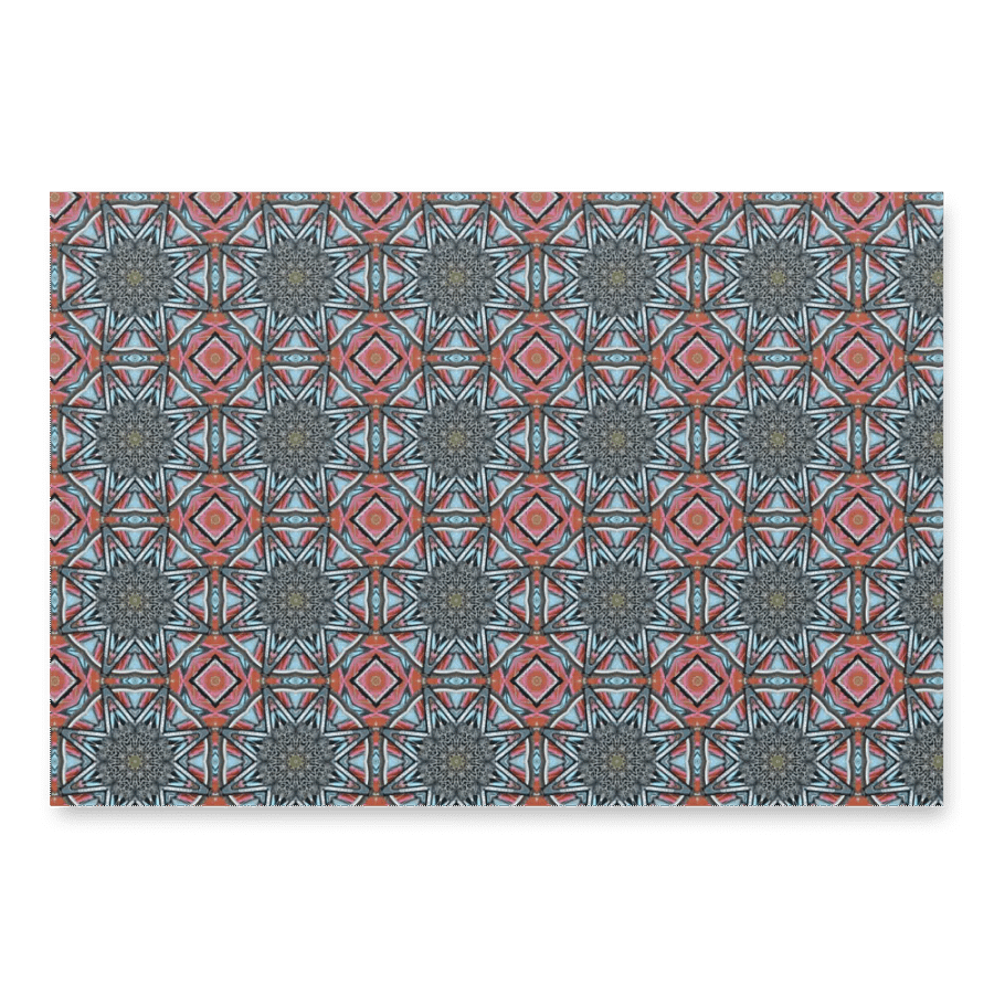 Bike Kaleidoscope Pattern WRAPPING PAPER product image (2)
