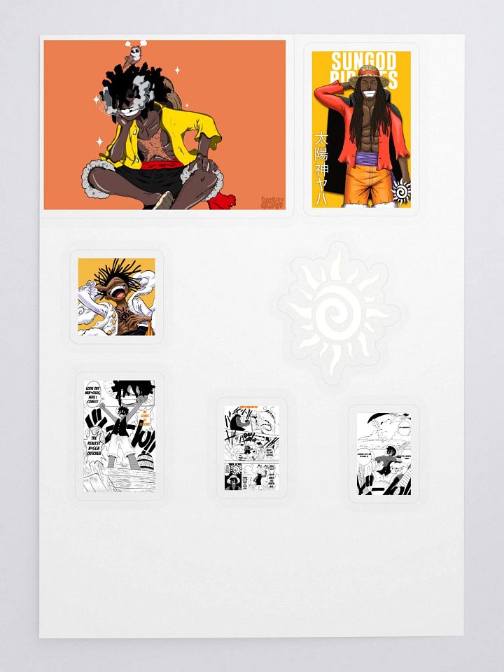SUN GOD STICKERS product image (1)