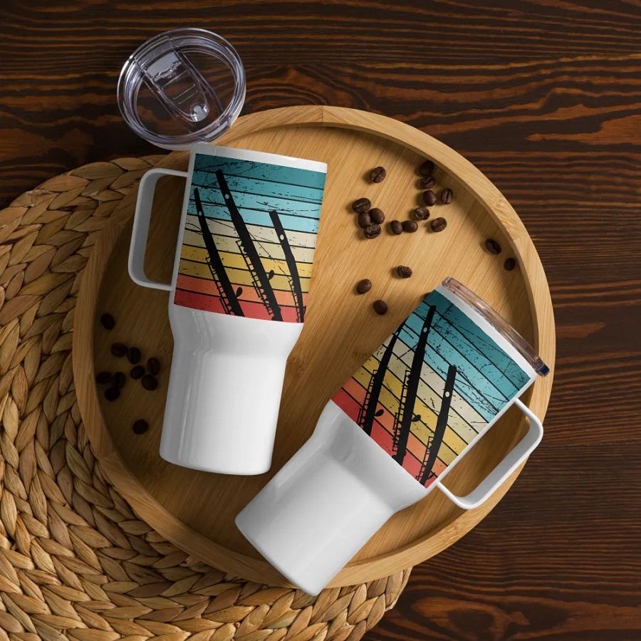 Abstract Flute Stainless Steel Travel Mug - Piccolo product image (12)
