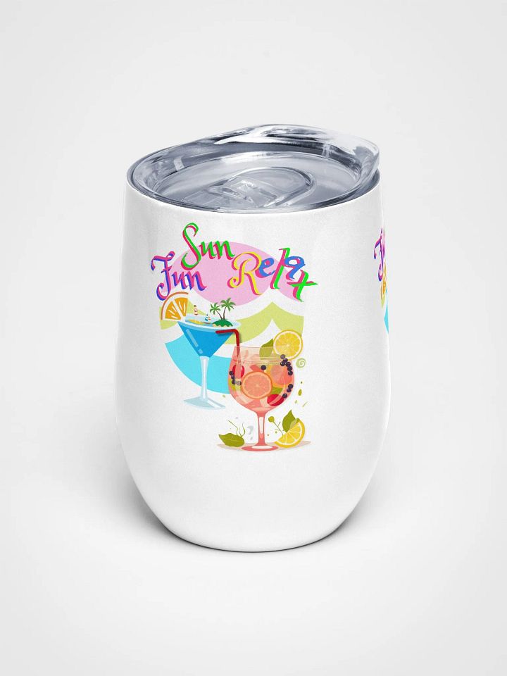 Tropical Wine Tumblers for moms dads ladies and gents product image (1)