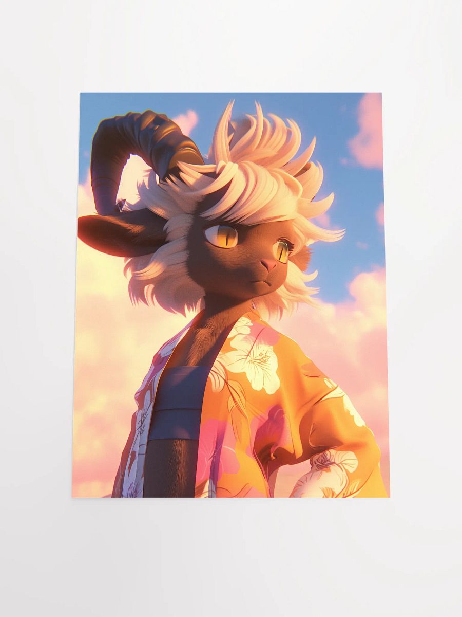 Sunrise Serenity Goat Poster product image (8)