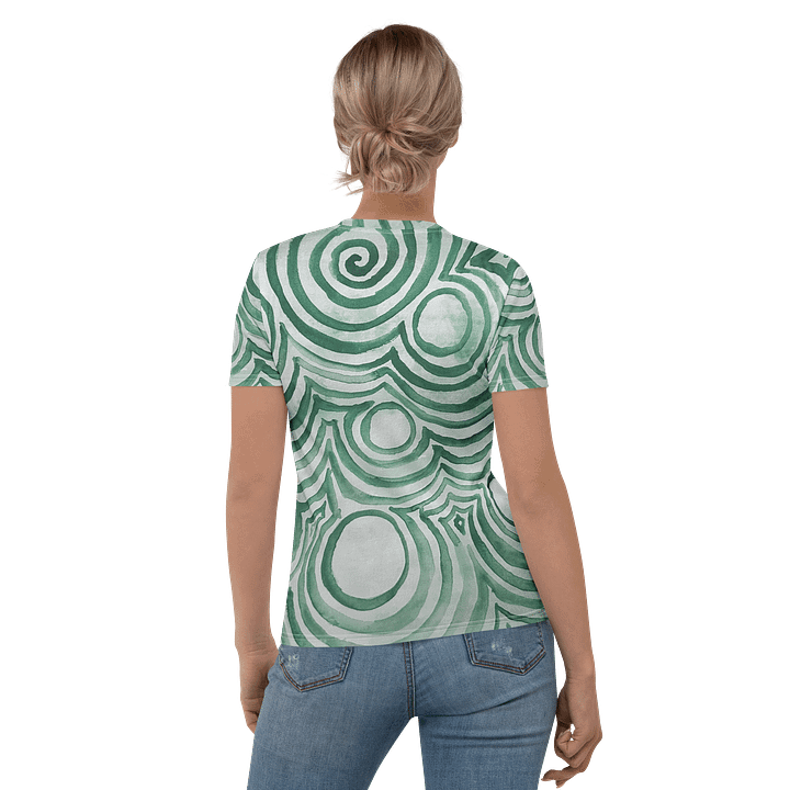 "Green Swirl" Women's Tee product image (2)