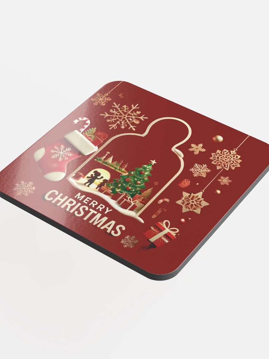 Festive Christmas Glass Dome Coaster product image (4)