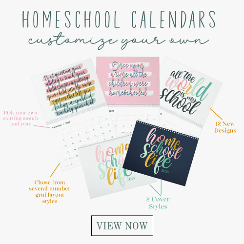 Homeschool Calendars are 50% off right now on my zazzle shop!  Use code NEWZYEAR2024
