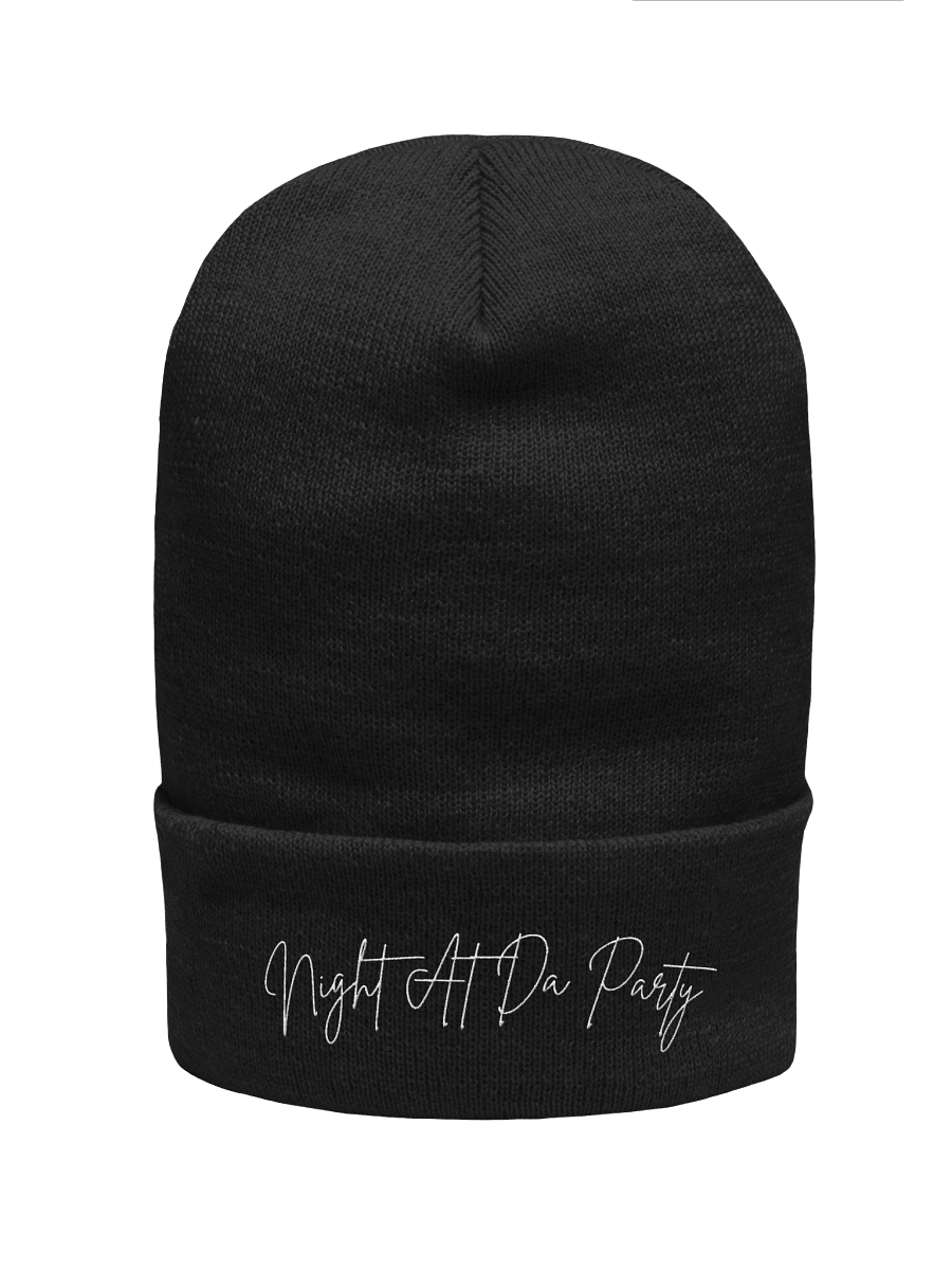 (Night At Da Party) Jagged Monochrome Cuffed Beanie product image (5)