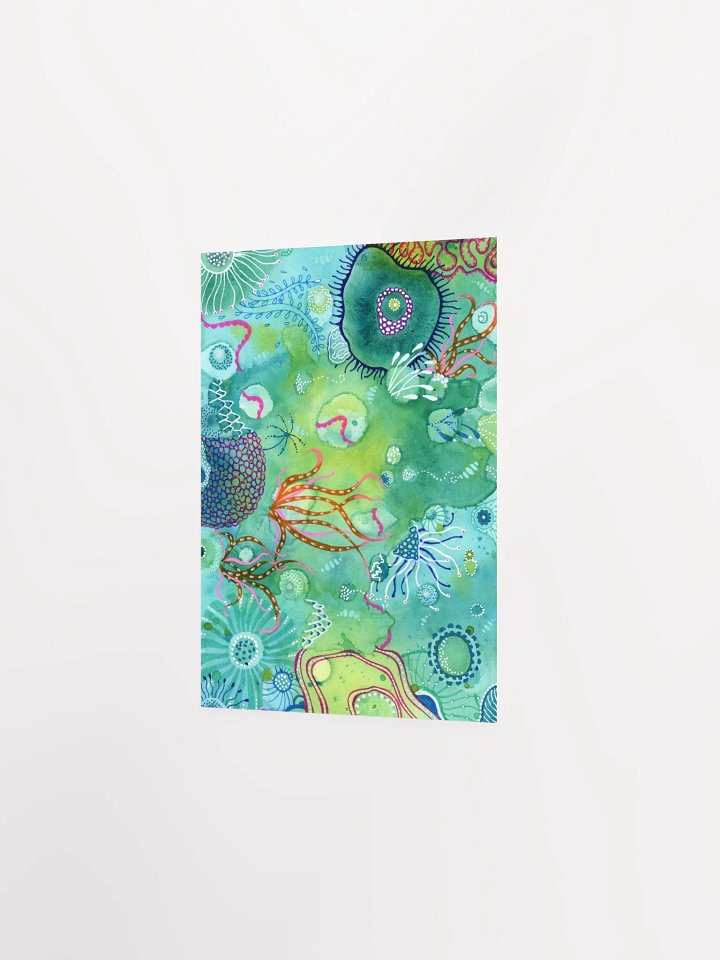 Ocean Coral Vibrant Matte Poster Print product image (10)