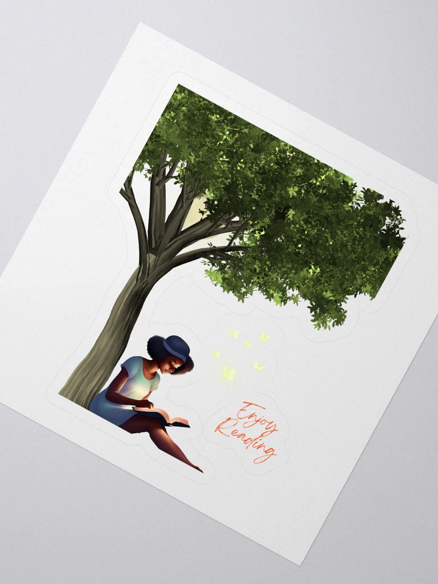 Summertime Reading By The Moon Sticker product image (2)