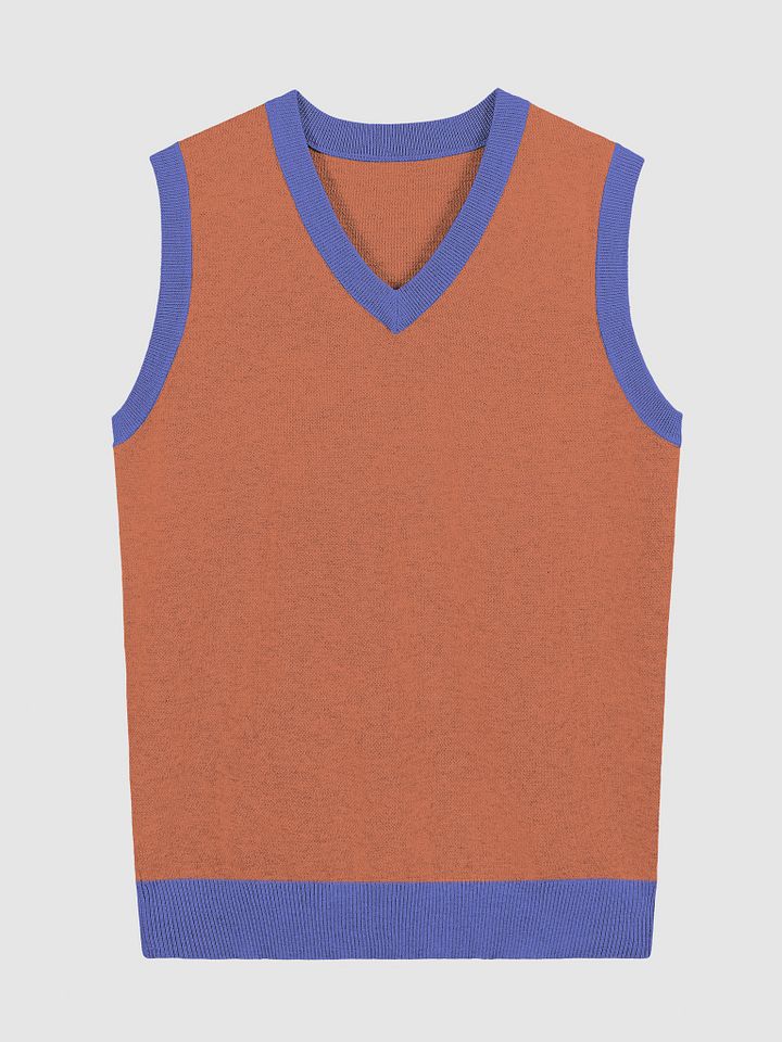 KawaiKitten Contrast V-Neck Vest product image (2)