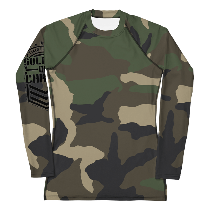 Faithful Camo: Women's Rash Guard - Woodland product image (2)