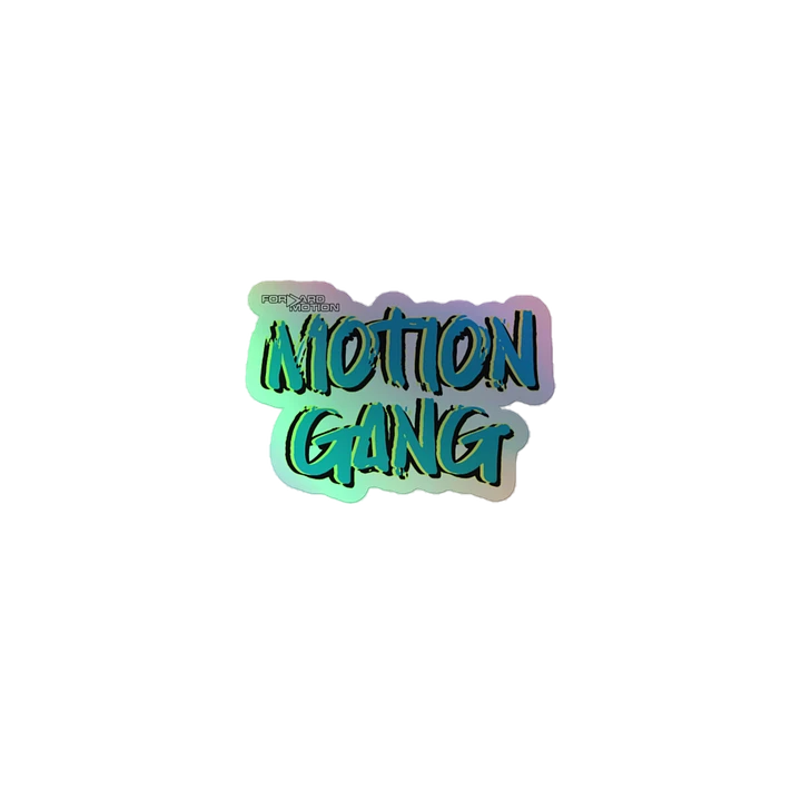 Motion Gang Holographic Sticker product image (1)
