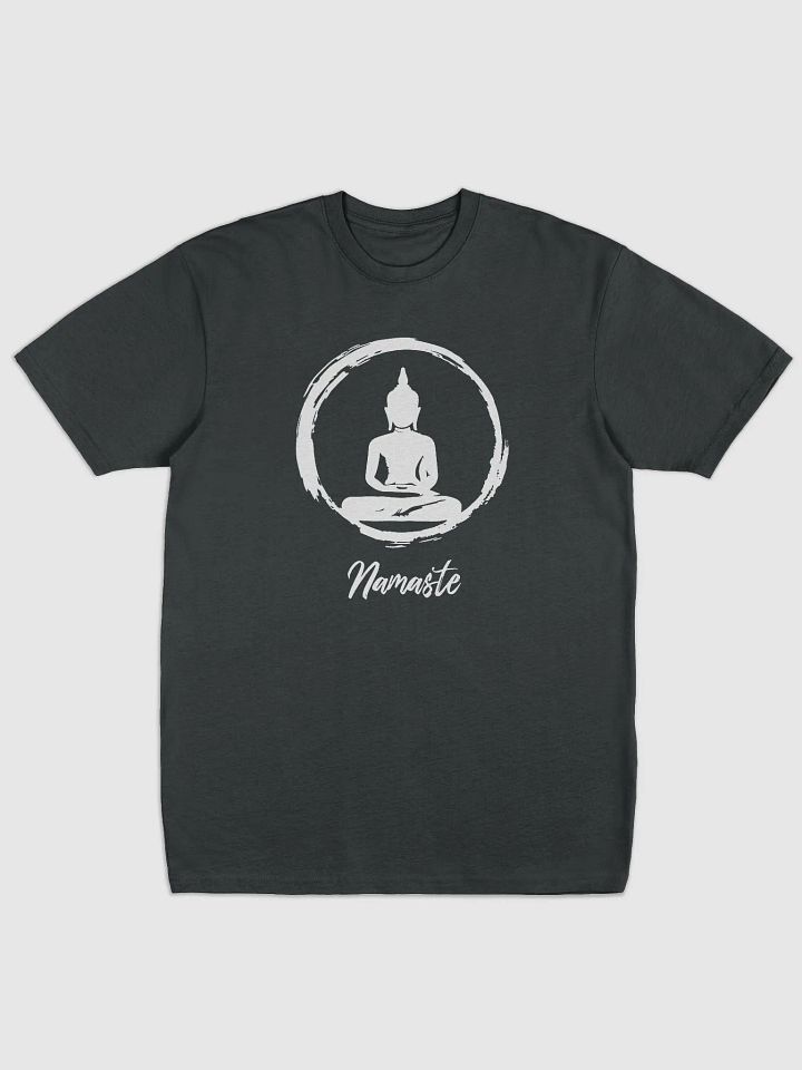 Namaste with buddha printed t-shirts product image (2)
