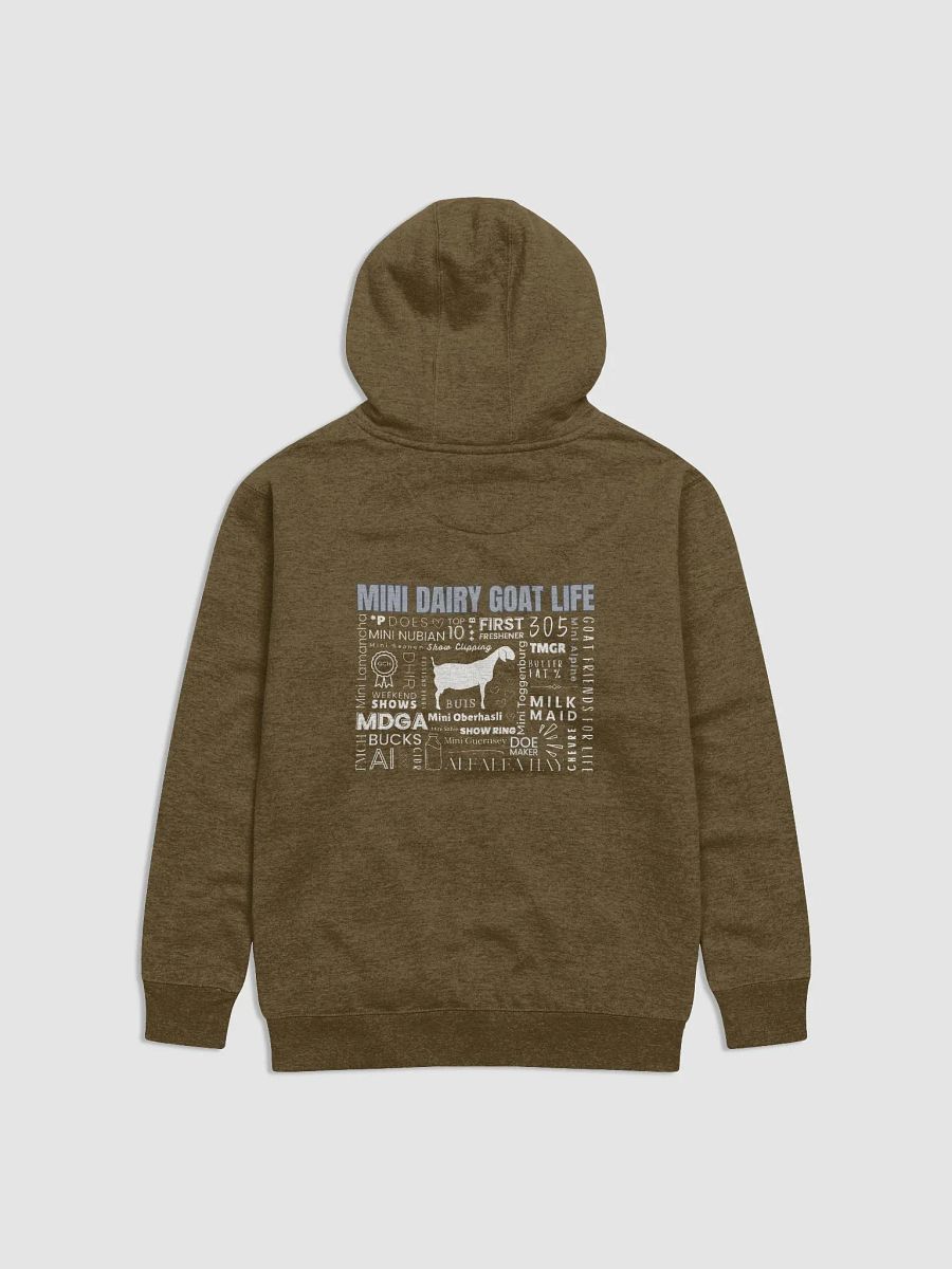 Mini Dairy Goat Life Mini Nubian Unisex Hoodie product image (1)