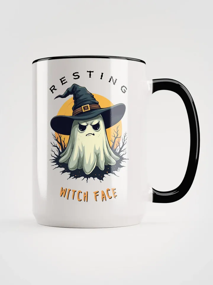 Resting Witch Face Color Inside Mug (15oz.) product image (1)