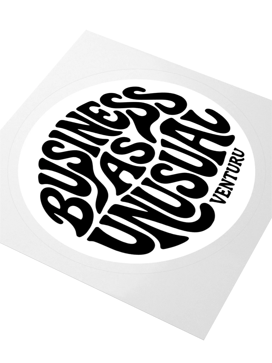 Business as Unusual Sticker product image (9)