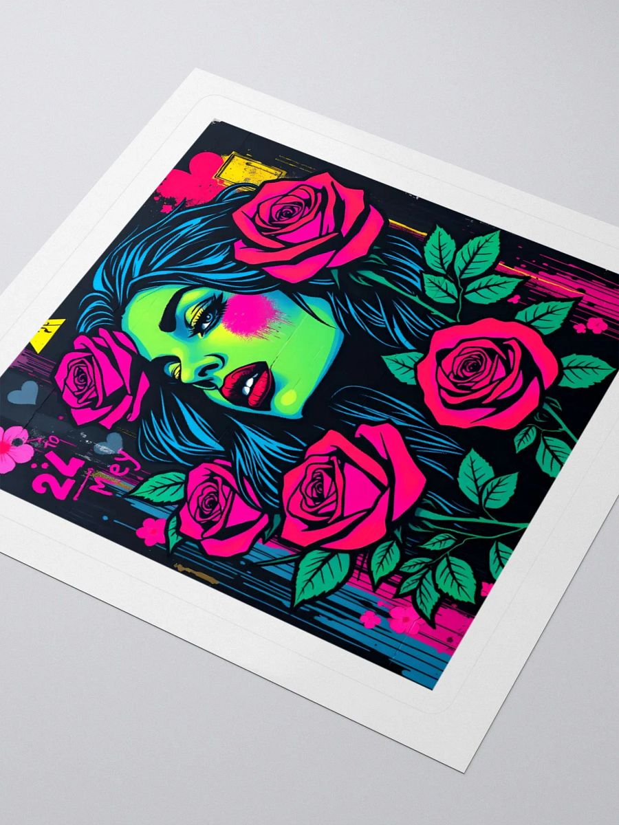 Graffiti Rose Kiss Cut Stickers product image (9)