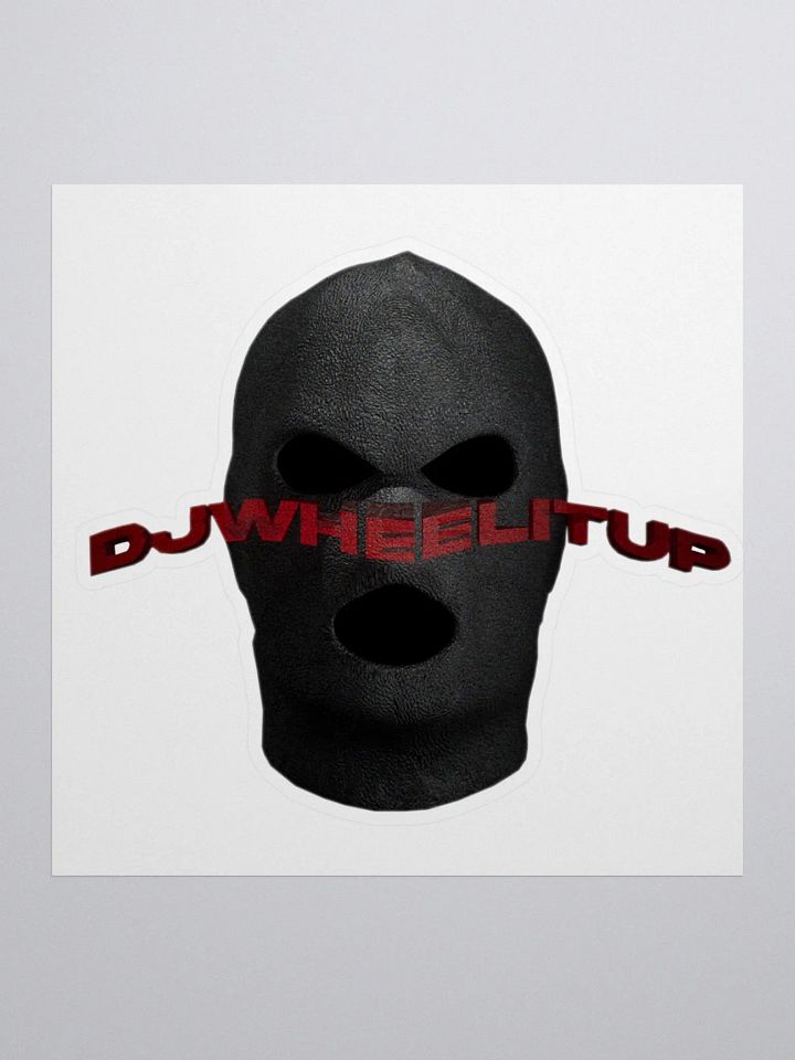 Dj Wheel It Up | Balaclava Sticker | Variation 01 product image (1)