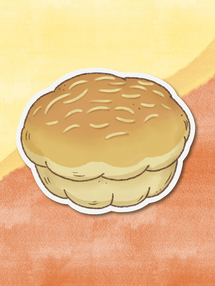 Ensaymada Waterproof Vinyl Sticker product image (1)