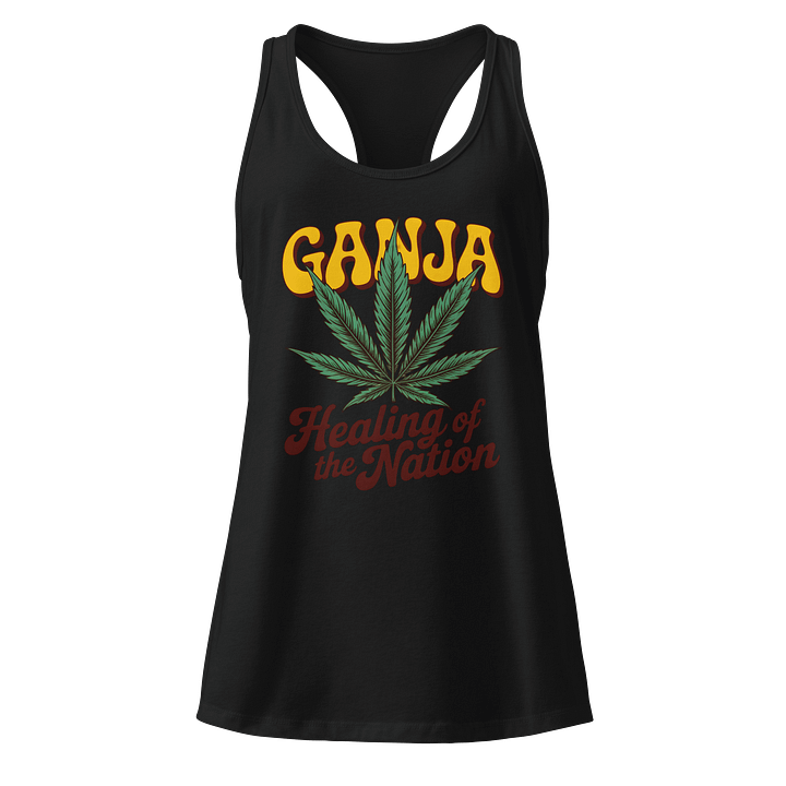 Ganja Healing Women's Racerback Tank product image (1)