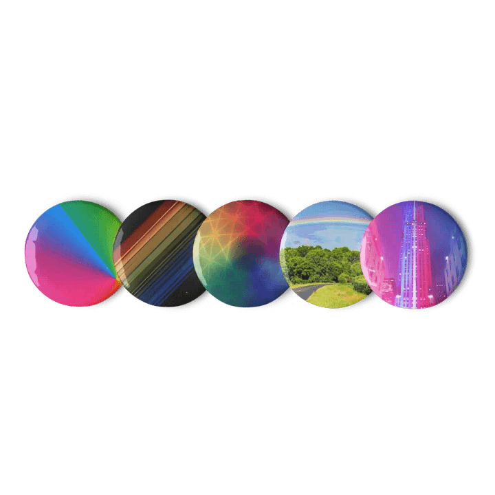 Dreaming in Full Color Album Art Button set product image (2)