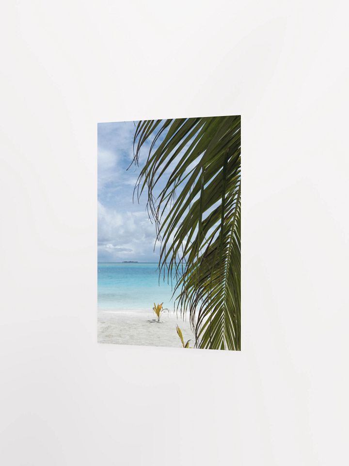 Maldives palm - Enhanced Matte Paper Poster product image (2)
