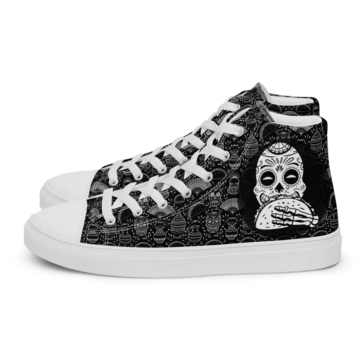 Taco Sugar Skull High Top White Female product image (1)