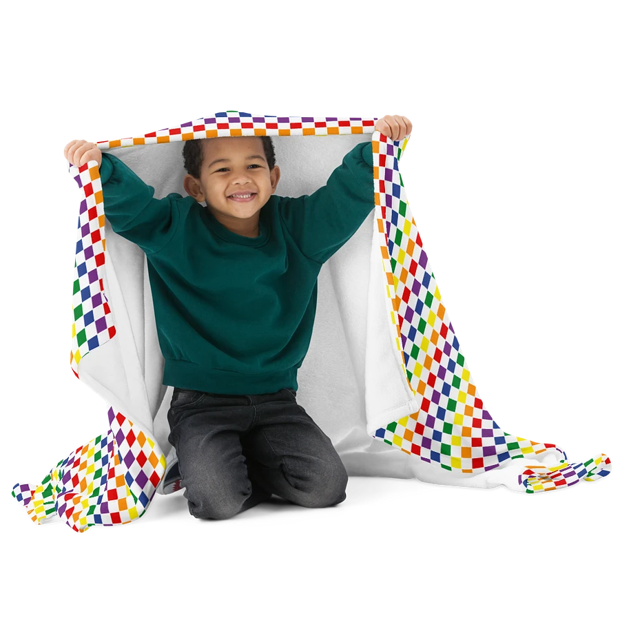 Pride Checks Cozy Blanket product image (13)