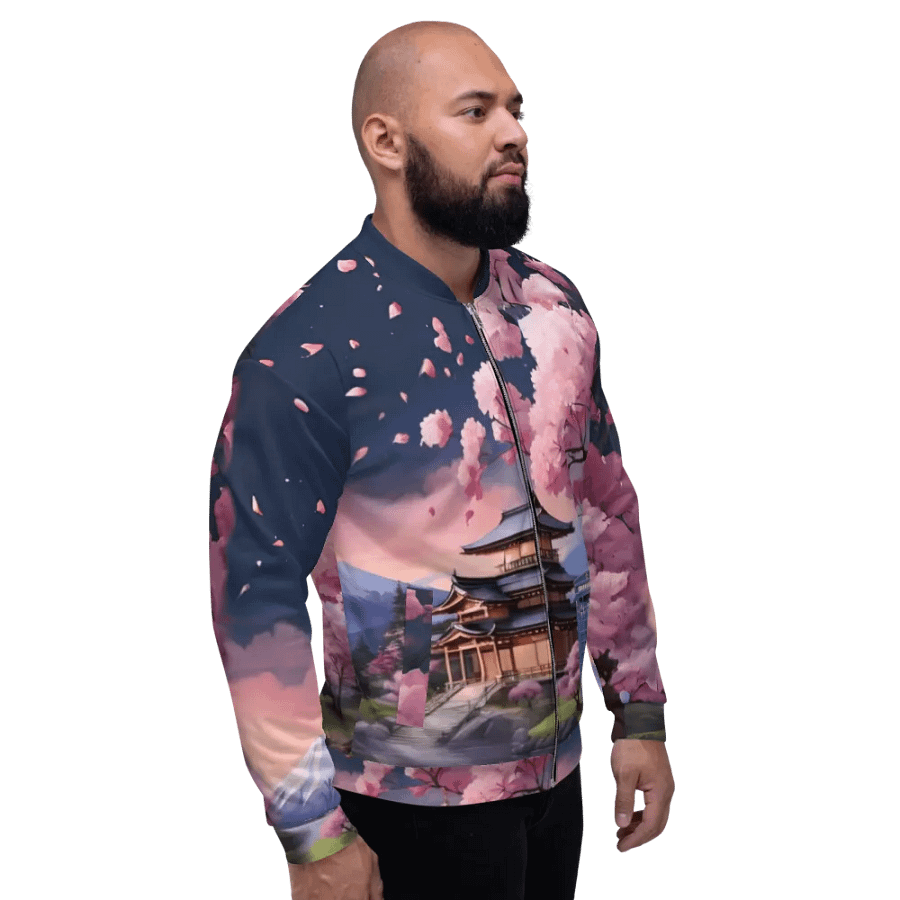 Dr Who Tardis in Japan All Over Print Bomber Jacket product image (7)