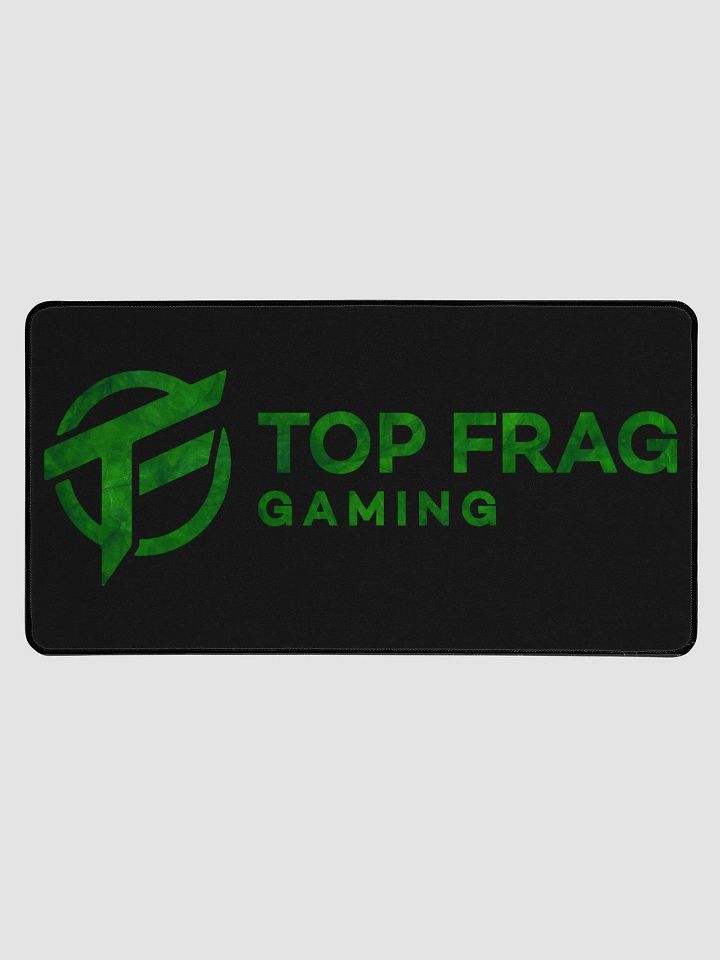 TopFrag™ Green Logo Desk Mat 15.5" x 31.5" product image (1)