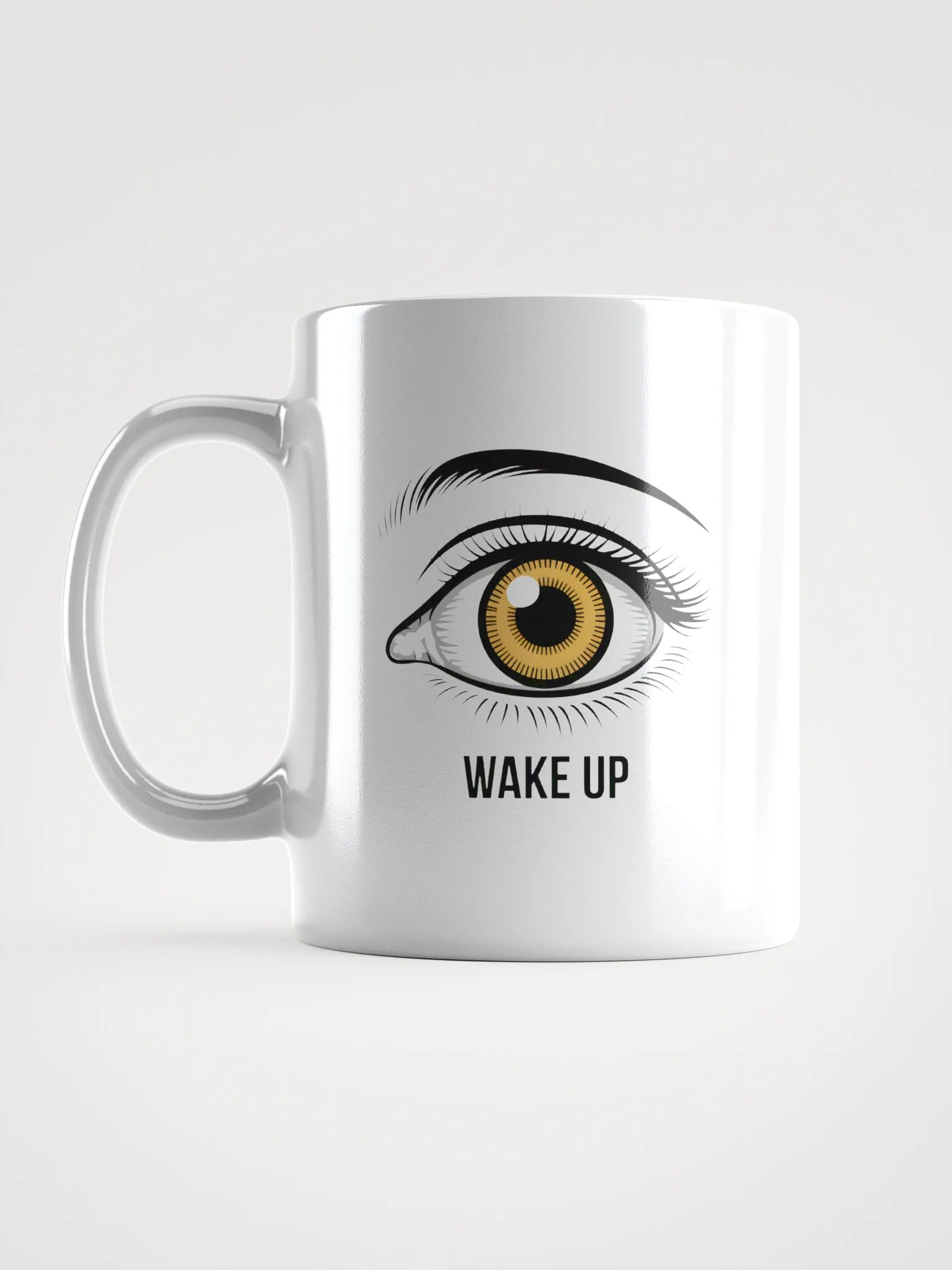 Wake Up Eye Mug | Motivational Coffee Gift Mug product image (6)