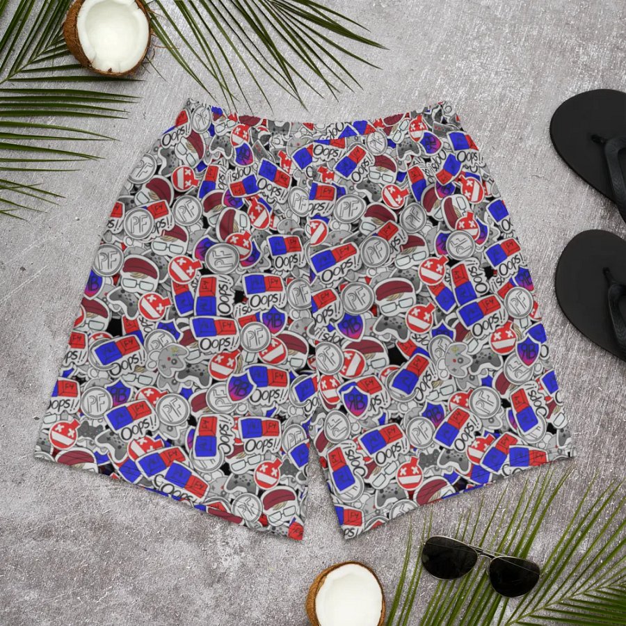 Sticker-Bomb Athletic Shorts product image (10)