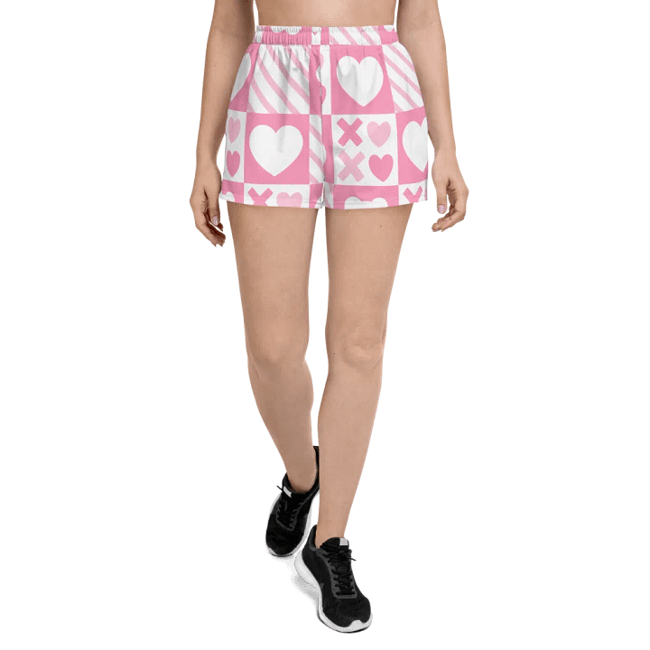 Valentine's Pink Athletic Shorts product image (1)