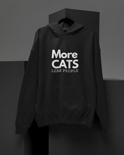 🐾 More CATS, Less People 🐾

Because honestly, who wouldn’t choose endless purrs and whiskers over small talk? 

This hoodie i...
