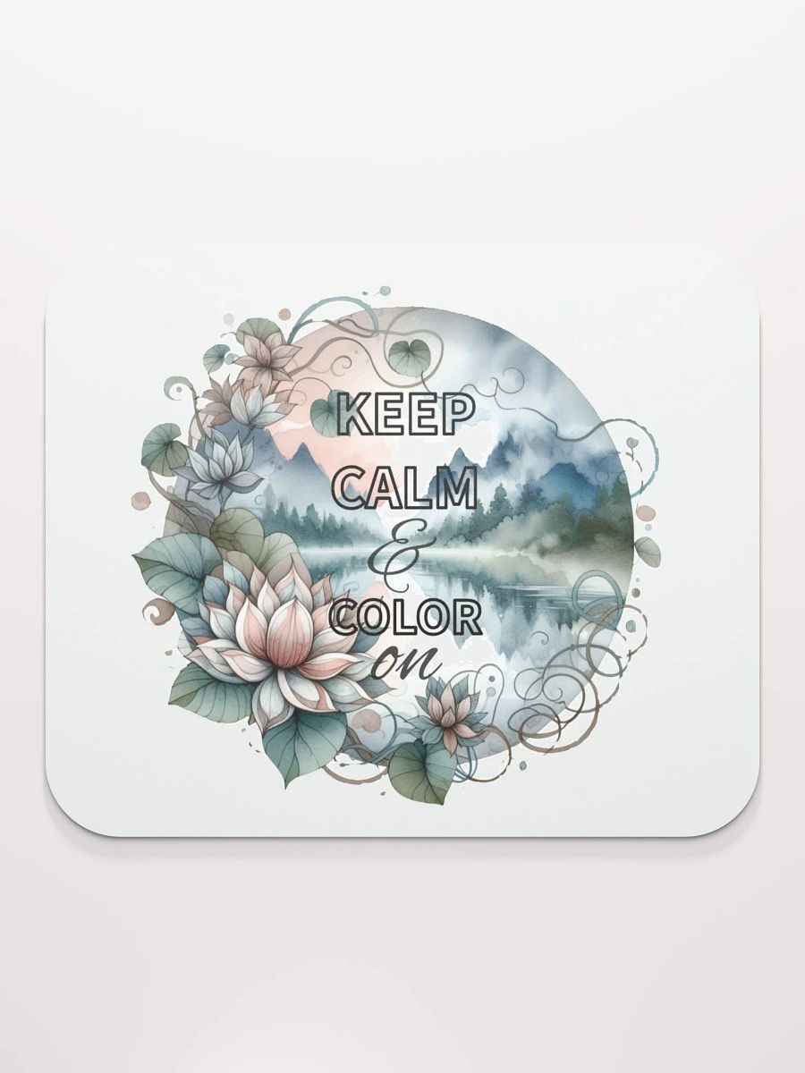 'KEEP CALM & COLOR ON' Mouse Pad product image (2)