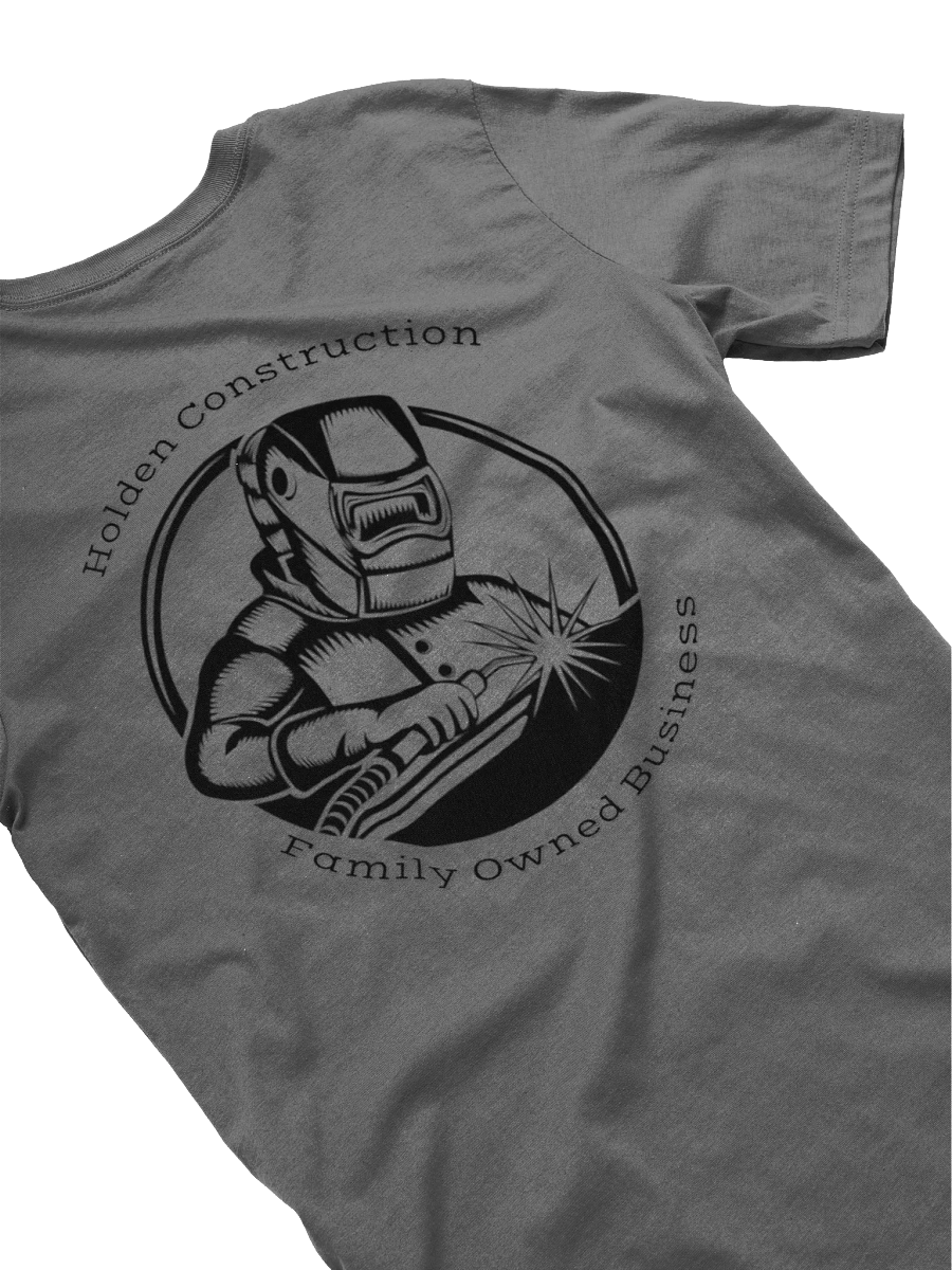 Holden Family Construction Logo T-Shirt product image (37)