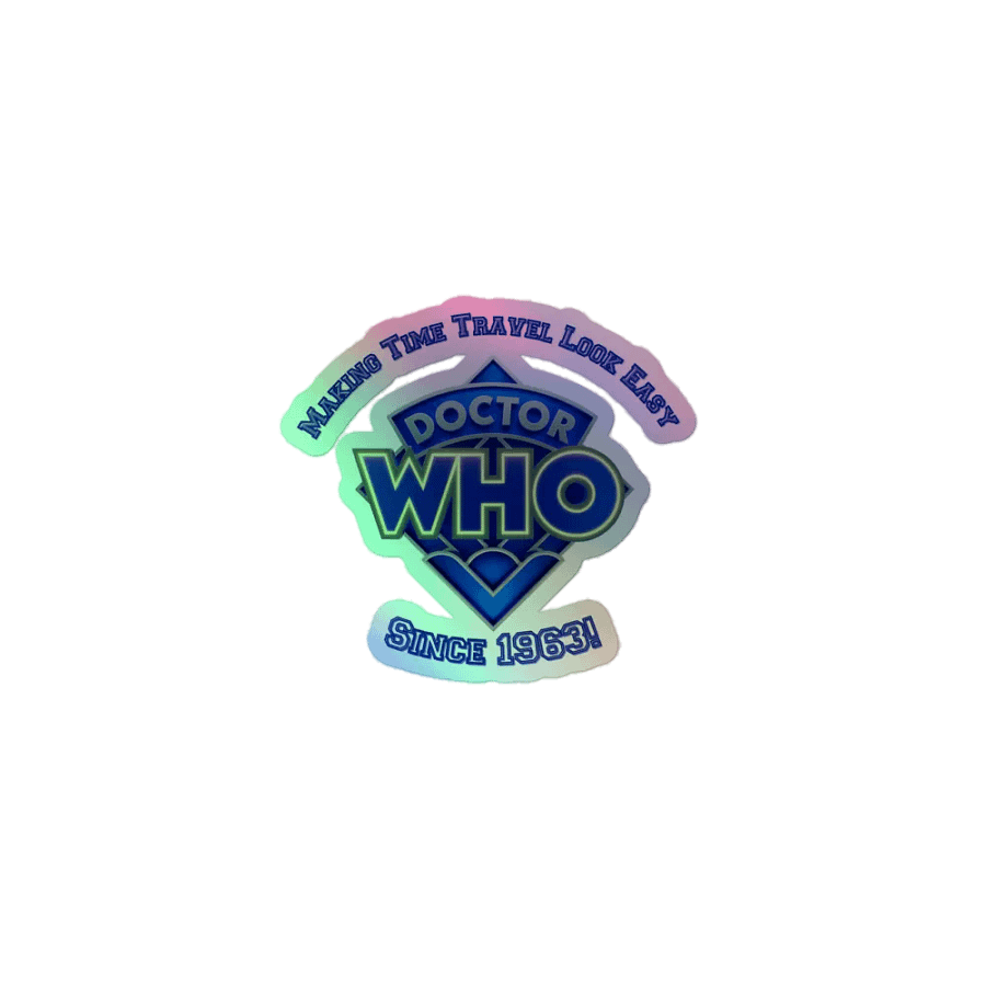 Doctor Who Time Travel Holographic Sticker Sheet product image (1)