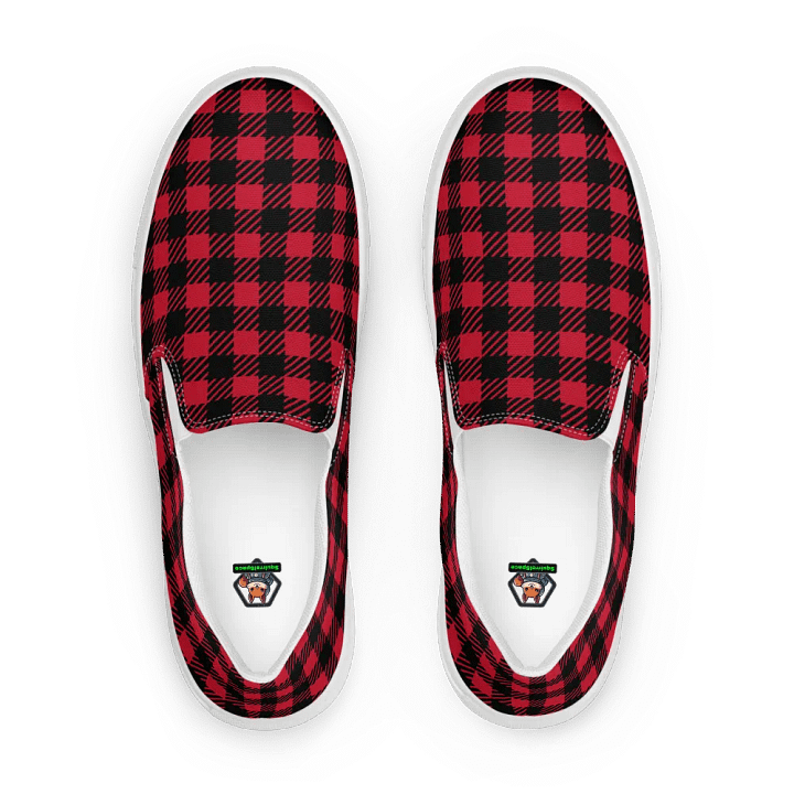 Buffalo Plaid Women's Slip-Ons product image (2)
