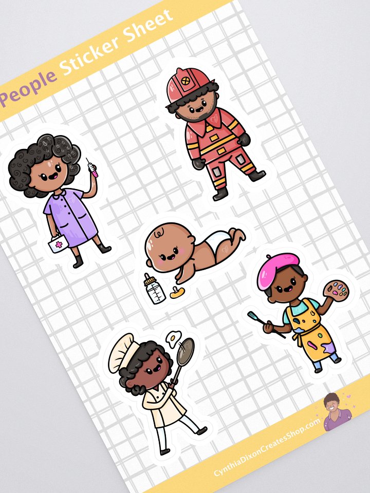 People Sticker Sheet product image (1)