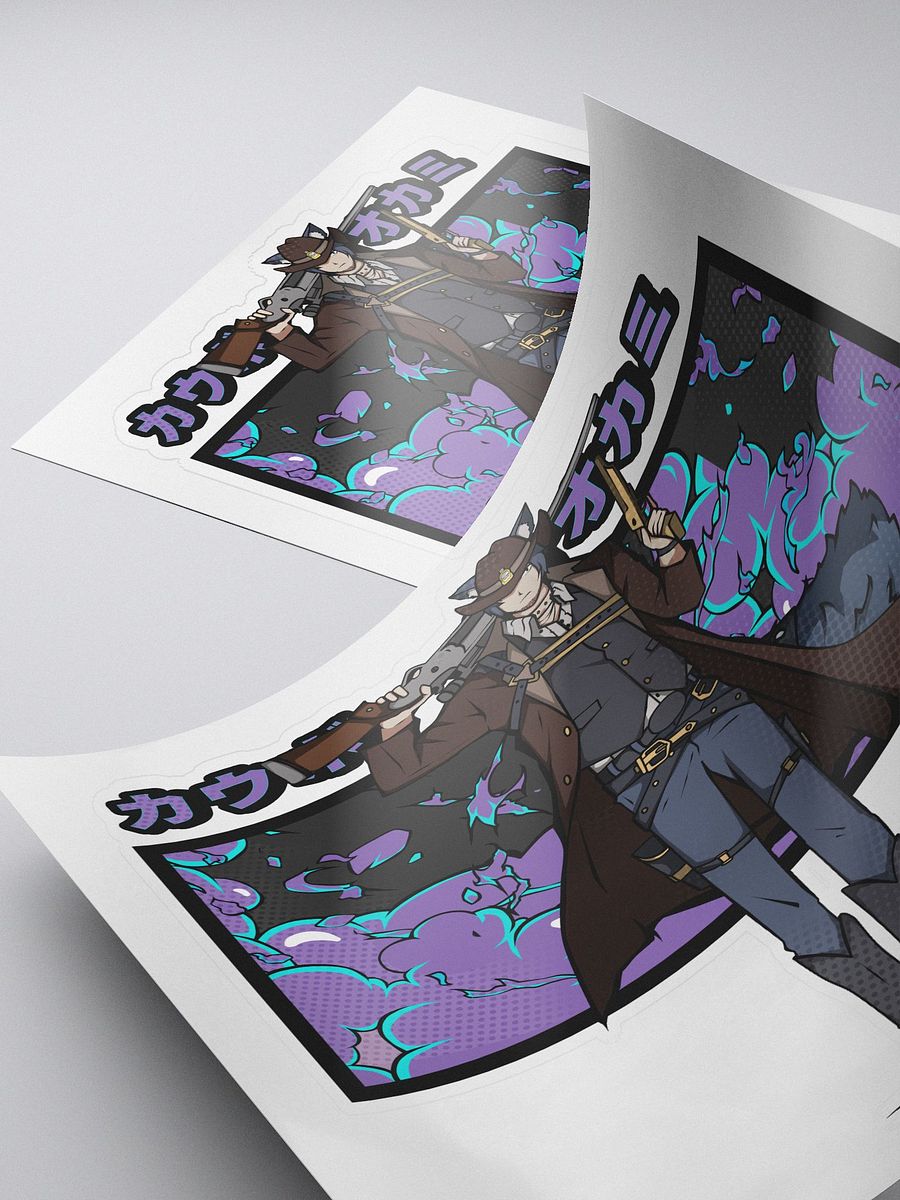 Cowboy Wolf Sticker product image (4)