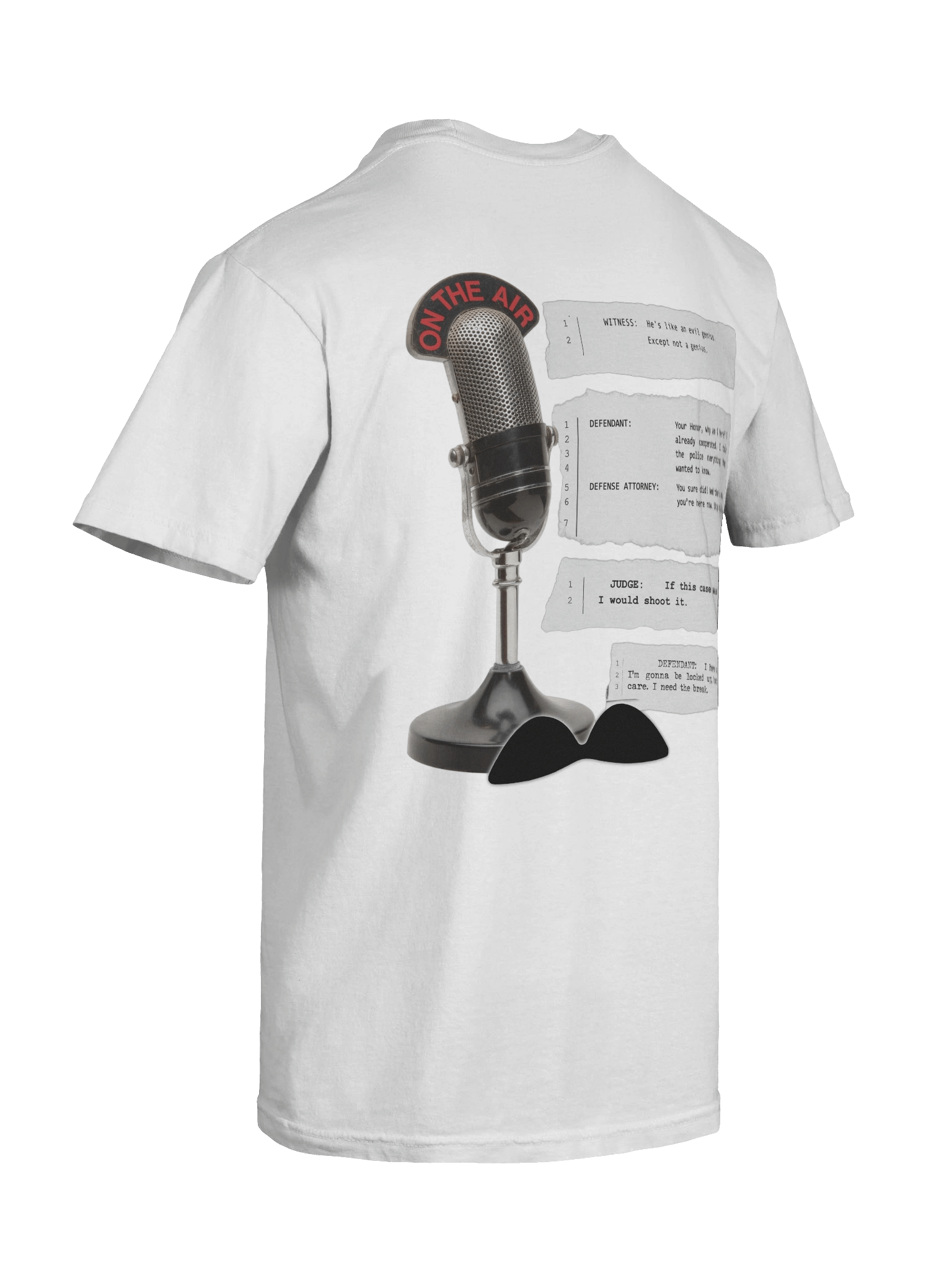 Iconic Court Transcripts White T-Shirt product image (10)