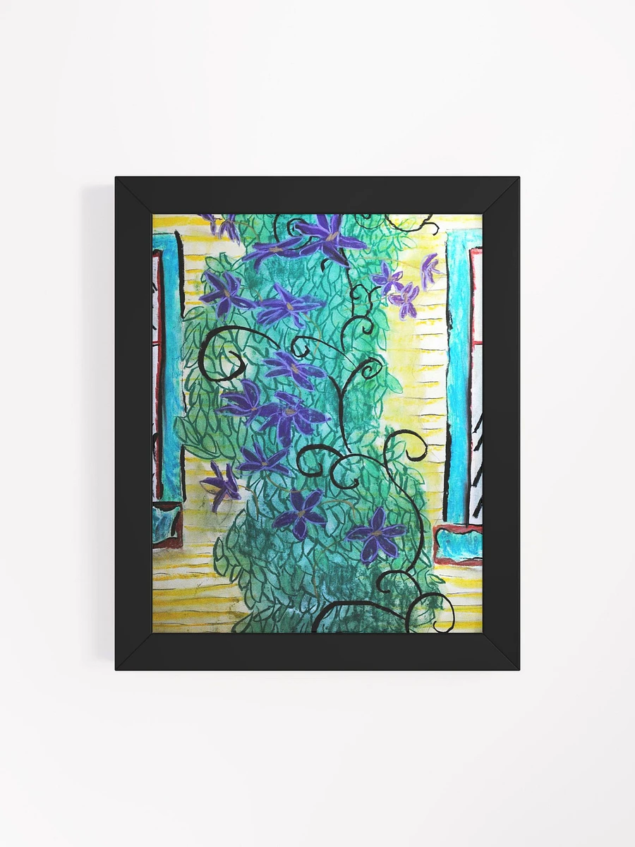 Climbing Purple Vines Framed Poster product image (116)