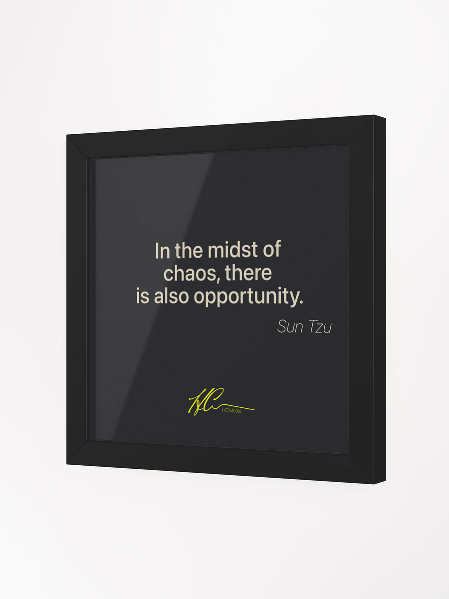 Sun Tzu Q3 - Framed Poster product image (2)