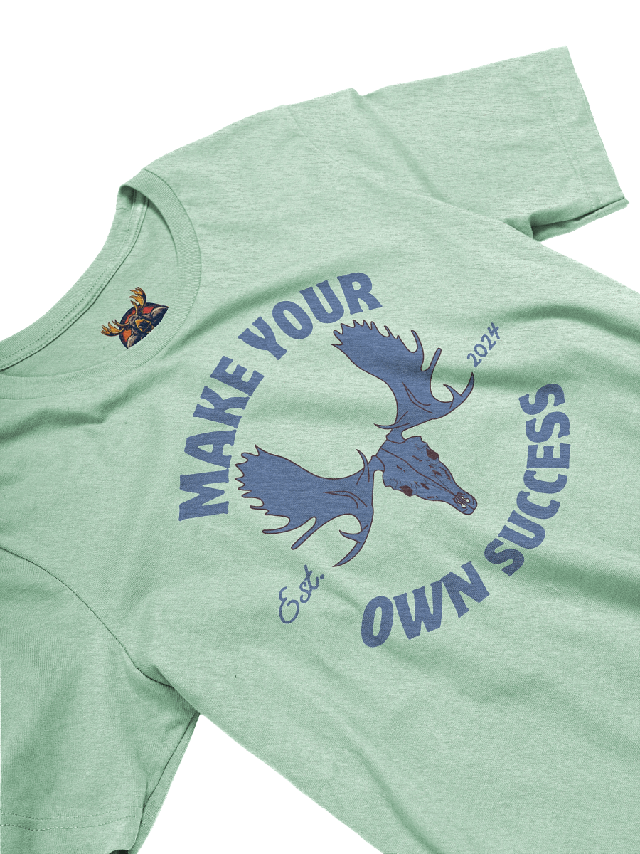 Blue Moose Skull - Make Your Own Success - Tee product image (24)