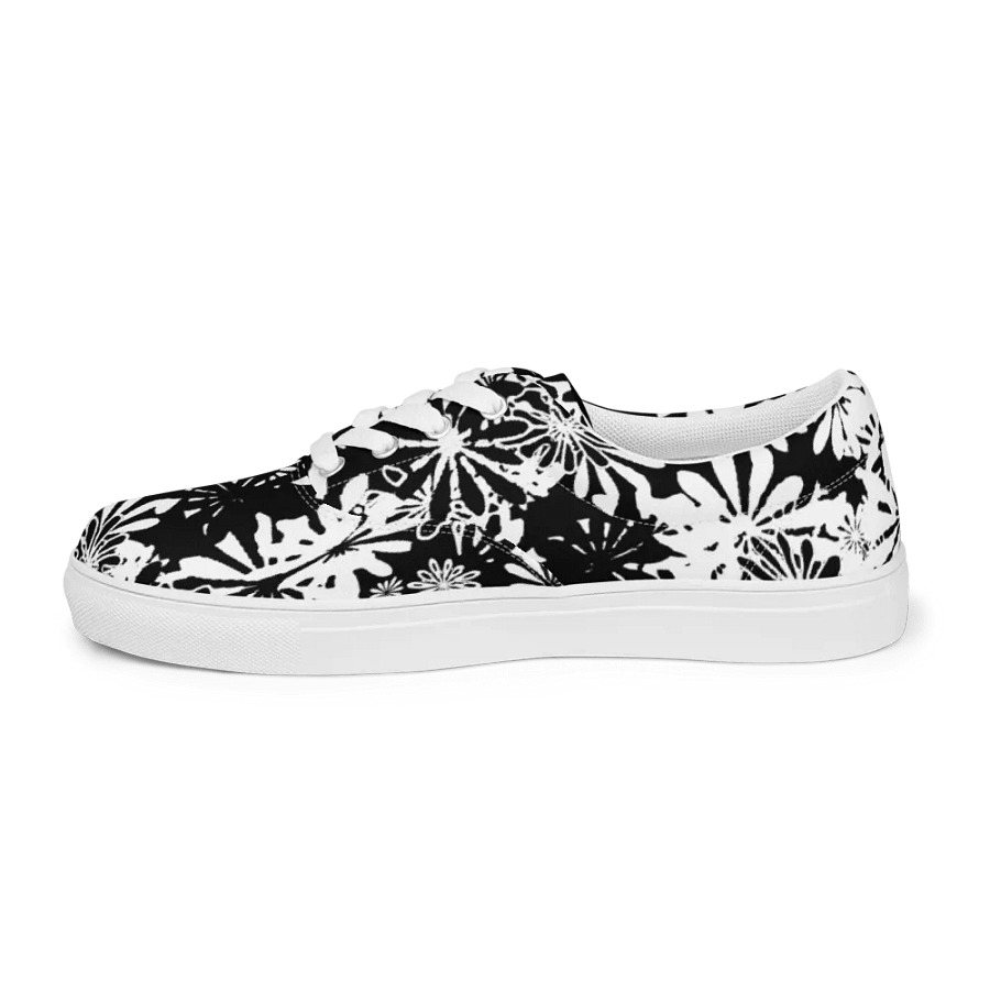 Barely Azaleas, canvas lace up shoes product image (6)