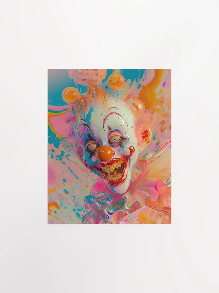 Psychedelic Clown Carnival Poster product image (1)